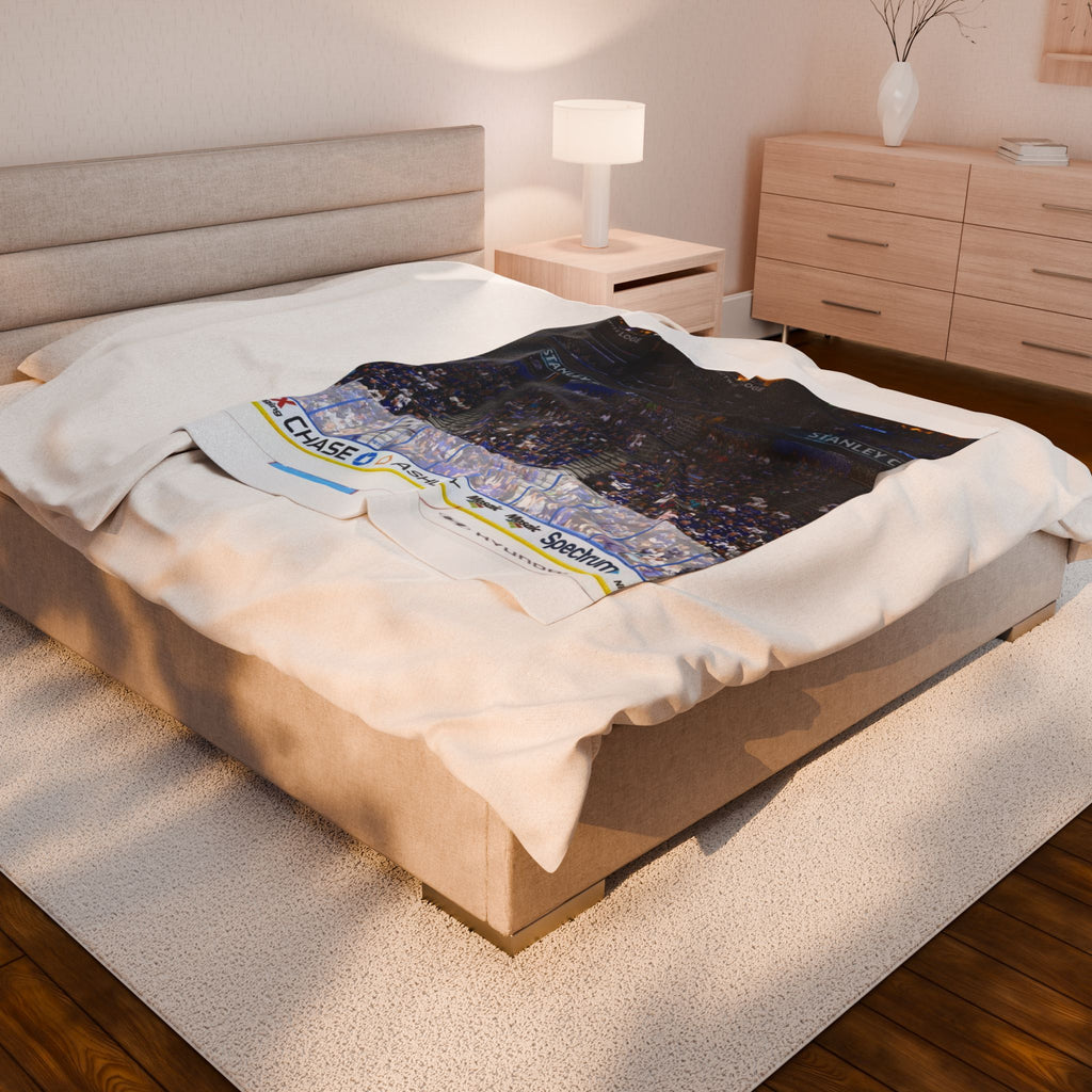 Custom Photo Velveteen Plush Blanket