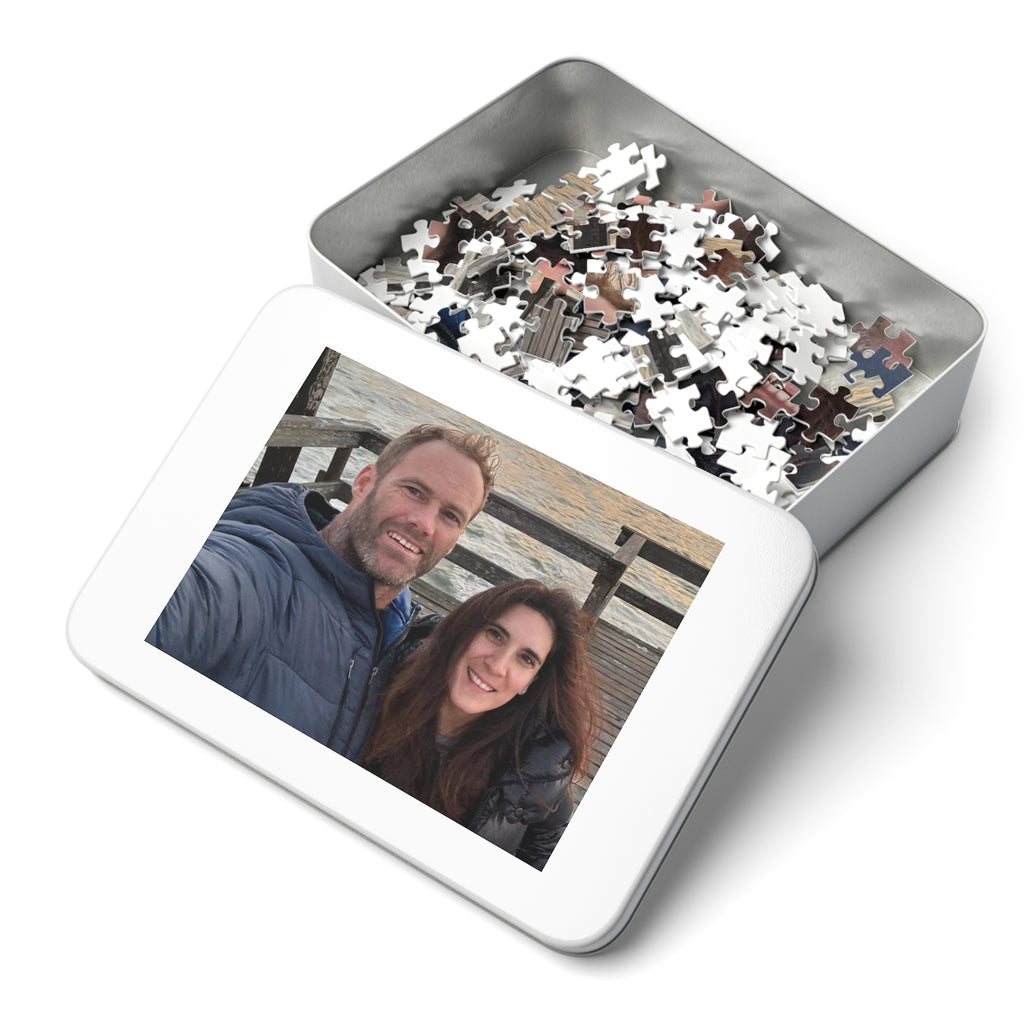 Jigsaw Puzzle with Tin