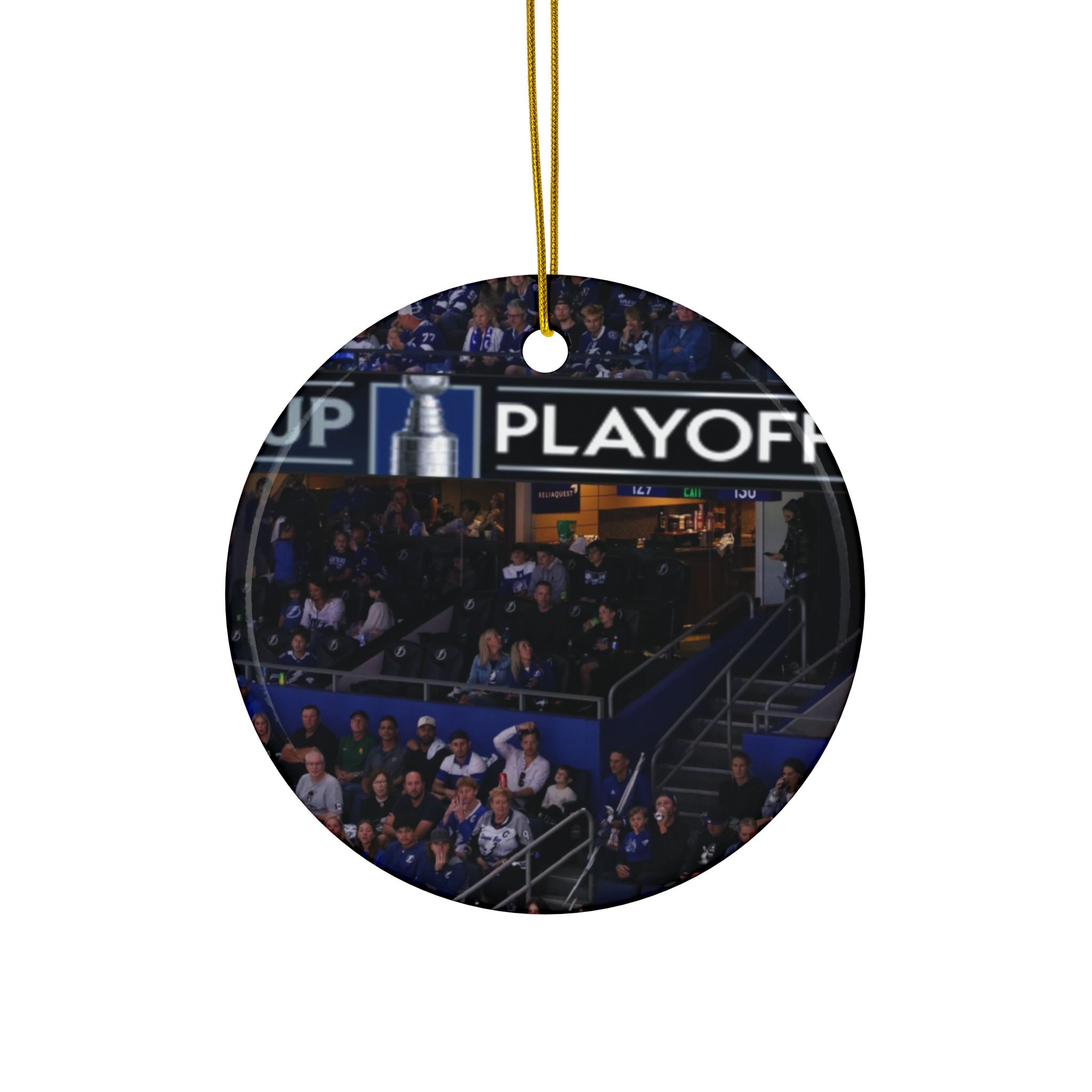 Double-Sided Ceramic Ornament