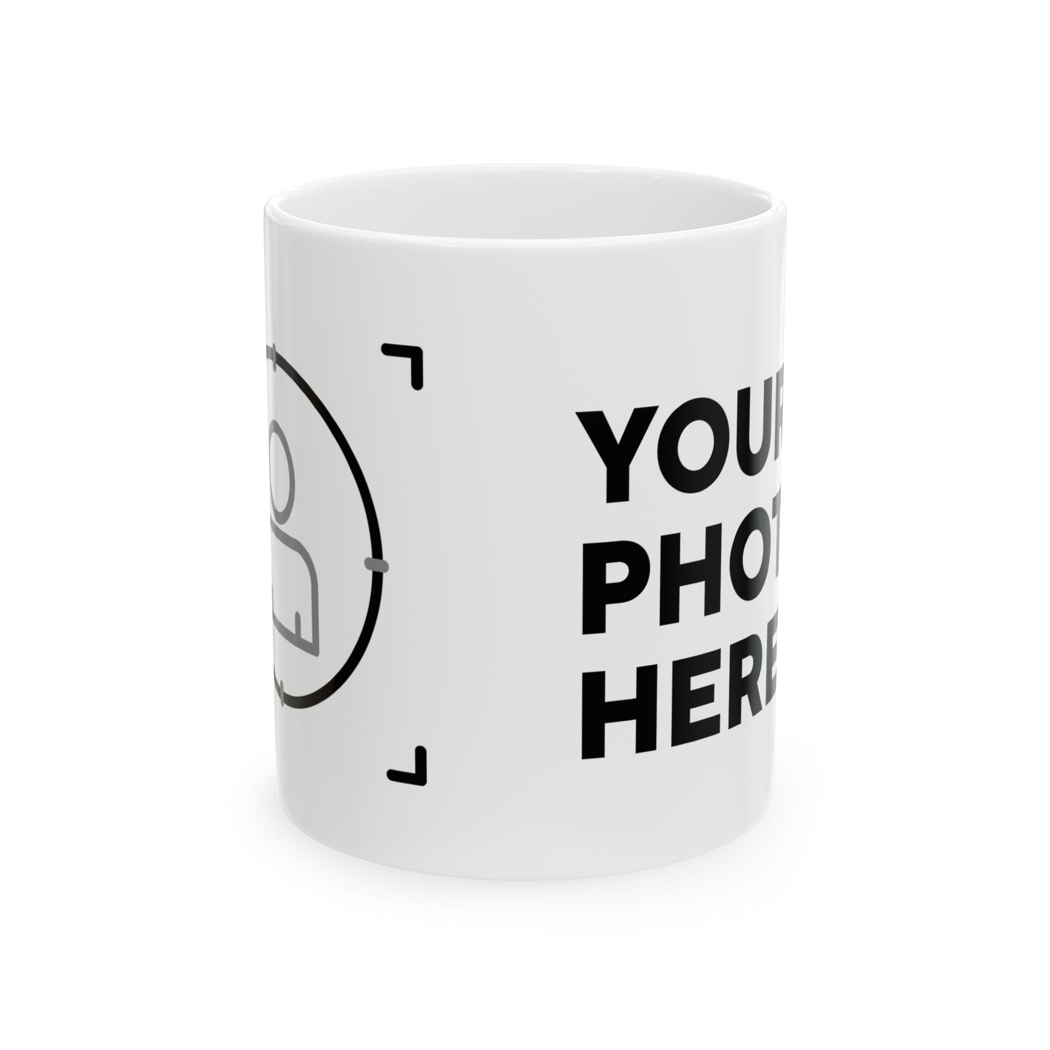 Personalized Camera Lens Ceramic Mug - 11oz & 15oz