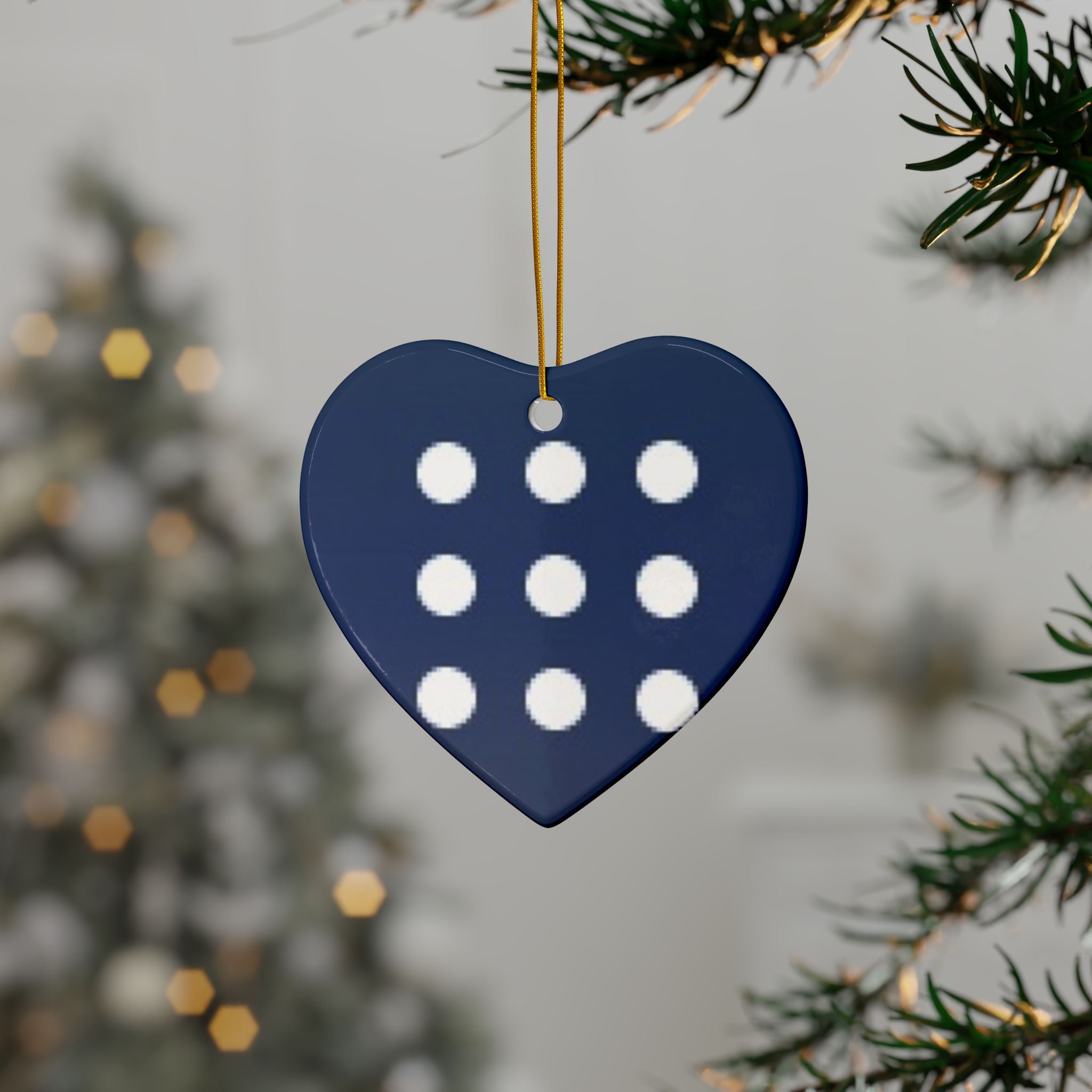 2-Side Print Ceramic Ornaments