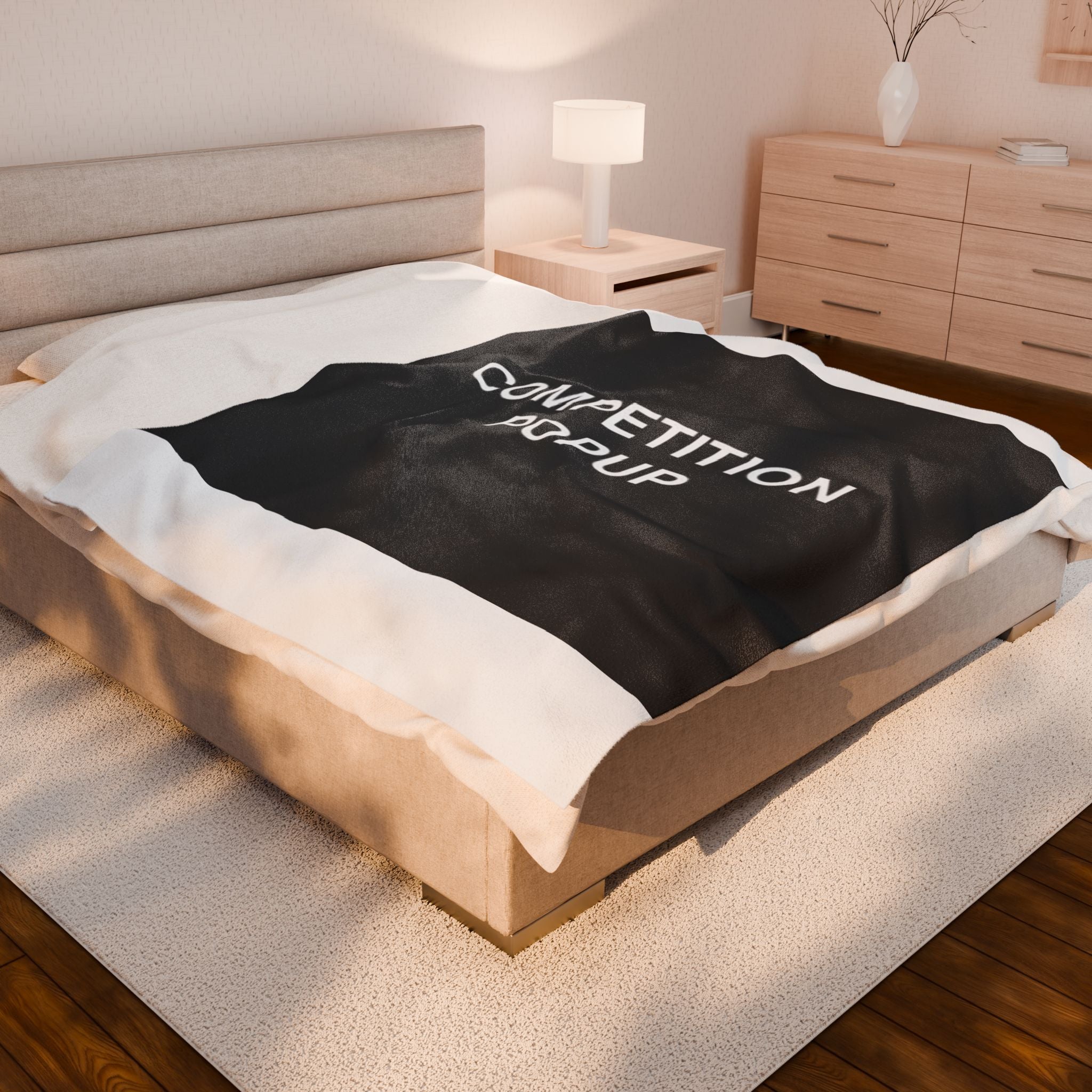 Custom Velveteen Plush Blanket - Personalized Cozy Throw for Comfort and Style