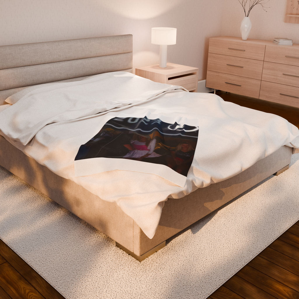 Custom Velveteen Plush Blanket - Personalized Cozy Throw for Comfort and Style