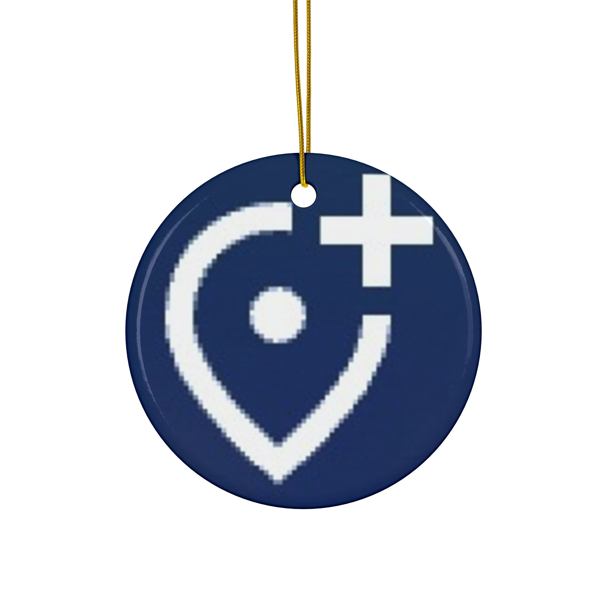 2-Side Print Ceramic Ornaments