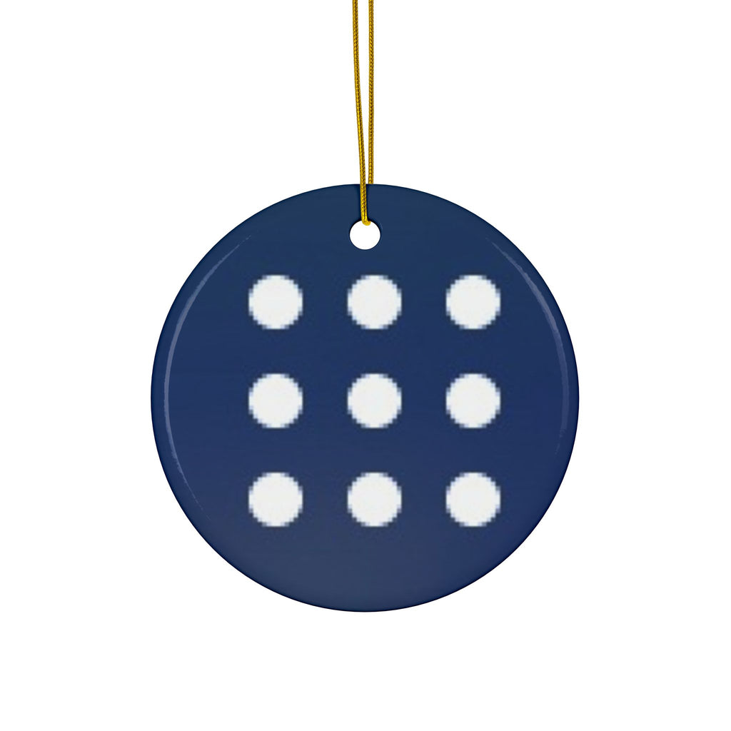 2-Side Print Ceramic Ornaments